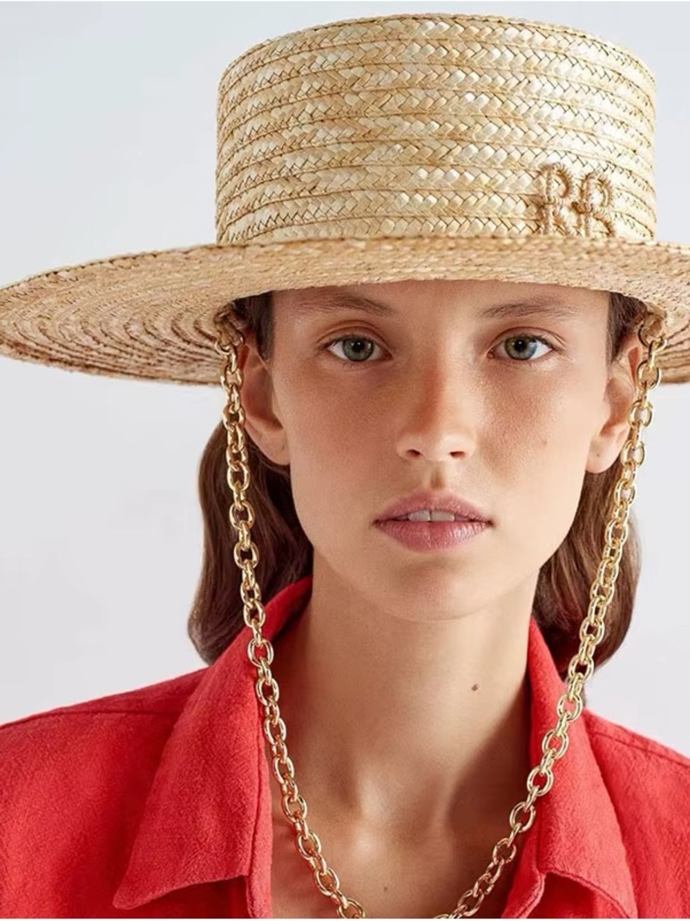 Ruslan Baginskiy Straw Boater Hat
